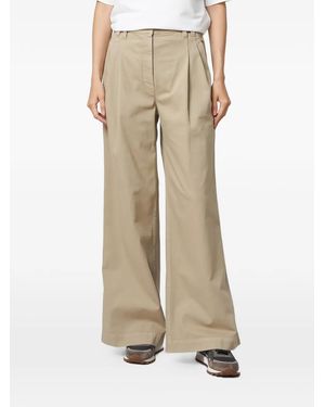 Brunello Cucinelli Pleated Trousers - Natural