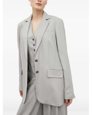 Herskind Buttoned Blazer - Grey