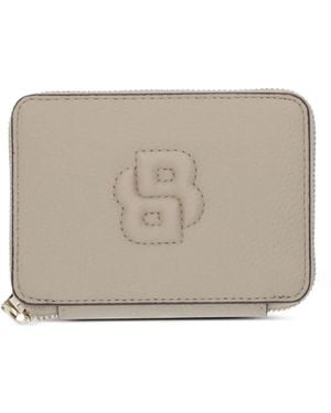 BOSS Logo-Emed Wallet - Gray