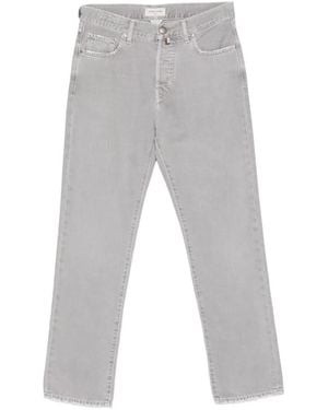 Jacob Cohen Edo Straight Trousers - Grey