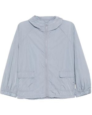 To b. by agnès b. Logo-Patch Jacket - Blue