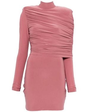 MITILIANE COUTURE Draped Mini Dress - Pink