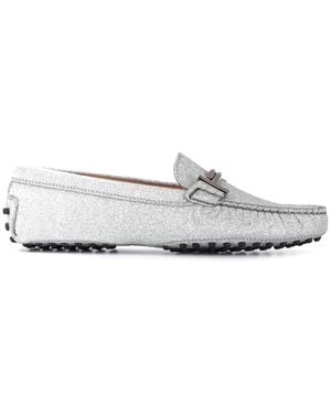 Tod's Gommino Double T Loafers - White