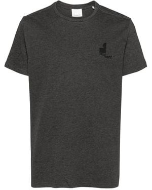 Isabel Marant Zafferh T-Shirt Aus Bio-Baumwolle - Schwarz