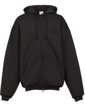 Vetements Logo-Embroidered Jacket - Black