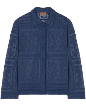 Alanui Knitted Shirt - Blue