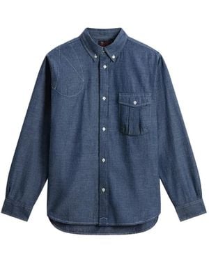 Woolrich Chemise À Boutonnière - Blue