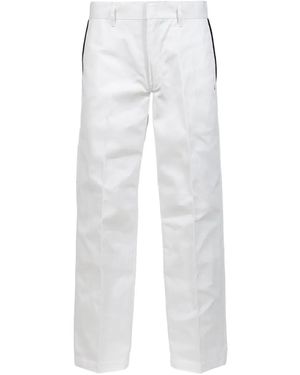LAST NEST X Dickies Straight-Leg Trousers - White