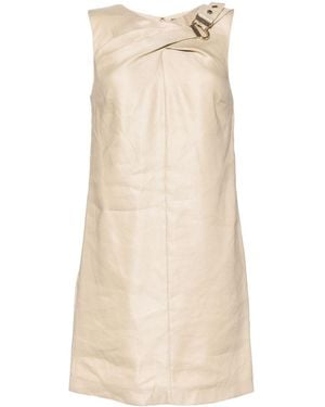 Gucci Buckled-Up Dress - Natural