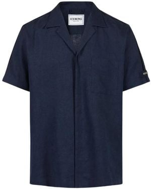 Iceberg V-Neck Shirt - Blue