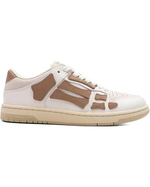 Amiri Skel Top Low Trainers - Brown
