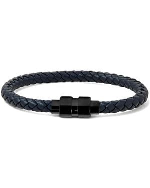 Roderer Marco Woven Leather Bracelet - White