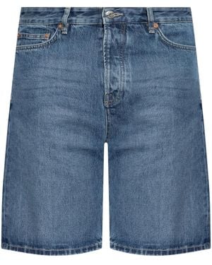 Samsøe & Samsøe Bermuda En Jean - Bleu