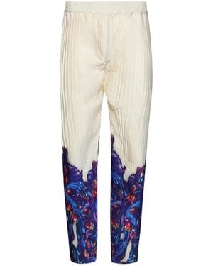 Casella Meyer Pleated Trousers - Blue