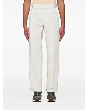 Dickies Logo-Patch Trousers - White
