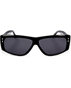 Isabel Marant Sonnenbrille Mit Eckigem Gestell - Schwarz