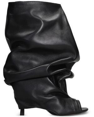 GISÉL MOIRÉ Camy Boots - Black