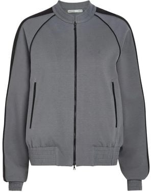 AARON ESH Piped Raglan-Sleeve Jacket - Gray