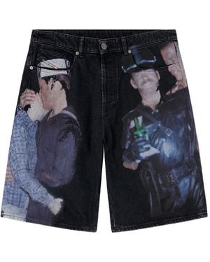 DIESEL X Tom Of Finland Foundation Shorts - Blu