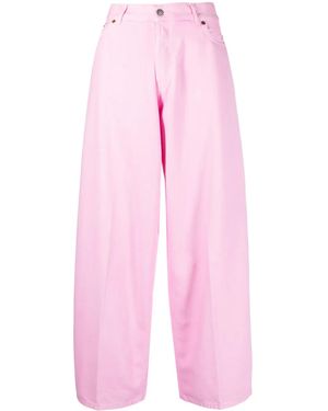 Haikure Wide-Leg Jeans - Pink
