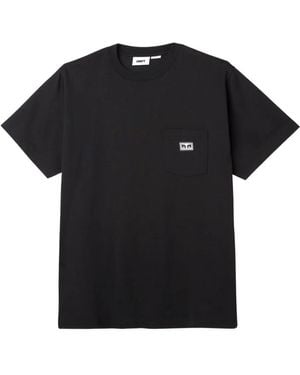 Obey Eyes Pocket T-Shirt - Black