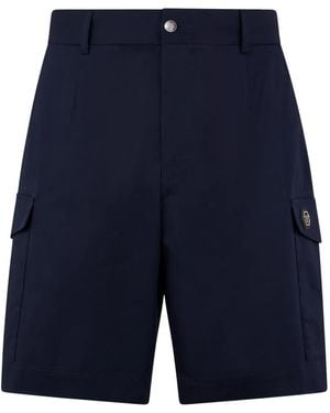 Philipp Plein Pantalones Cortos Cargo - Azul