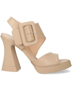 Agl Attilio Giusti Leombruni 120Mm Leather Sandals - Natural