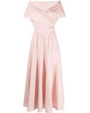 Philosophy Di Lorenzo Serafini Broderie-Anglaise Long Dress - Pink
