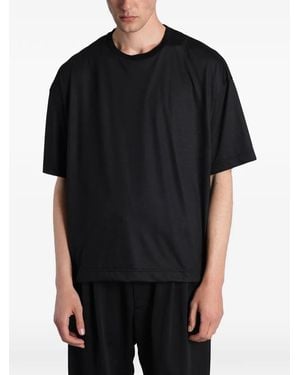 KANEMASA PHIL T-Shirt Mit Rundhalsausschnitt - Schwarz