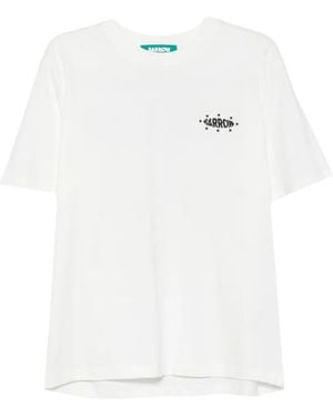 Barrow Graphic-Print Jersey T-Shirt - White