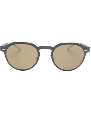Mykita Leon Round-Frame Sunglasses - Grey
