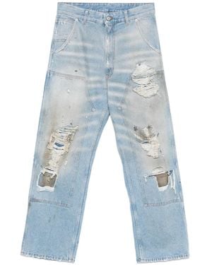 MM6 by Maison Margiela Distressed Jeans - Blue