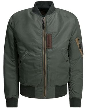 Buzz Rickson's Chaqueta Bómber Con Cierre De Cremallera - Verde