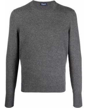 Drumohr Fine Knit Cashmere Jumper - Grey
