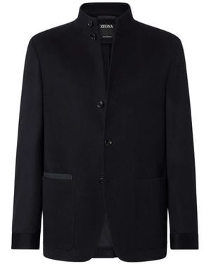 ZEGNA Oasi Cashmere Il Conte Jacket - Blue