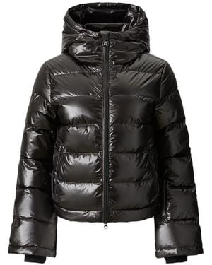 Perfect Moment Polar Flare Metallic Donsjack - Zwart