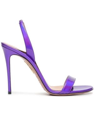 Aquazzura Sandali So Nude 105Mm - Viola