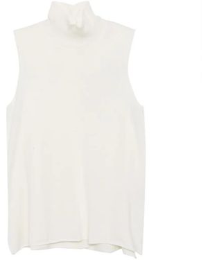 Christian Wijnants Sleeveless Turtleneck Top - White