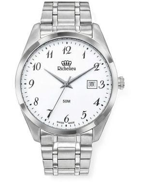 Richelieu Swiss Classic 42Mm Watch - Grey