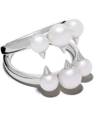 Tasaki 18Kt Danger Signature Ring - White