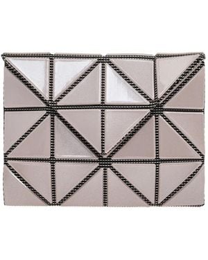 Issey Miyake Geometric Panel Wallet - Grey