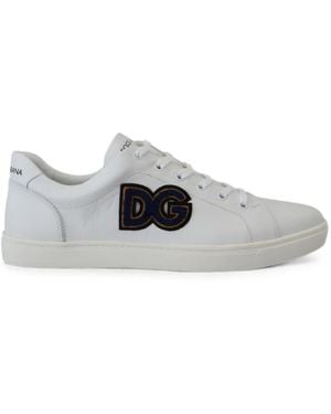 Dolce & Gabbana Dg Logo Trainers - White