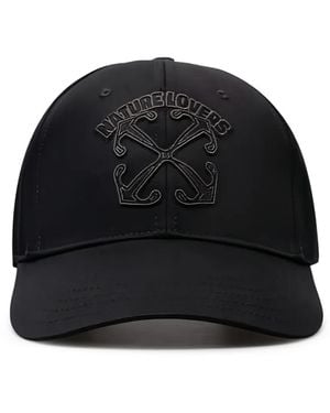 Off-White c/o Virgil Abloh Naturelovers Embroidered Baseball Cap - Black