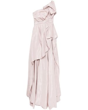 Saiid Kobeisy Strapless Taffeta Dress - Pink