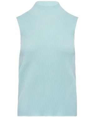 CFCL Haut À Col Montant Nervuré Portrait - Blue