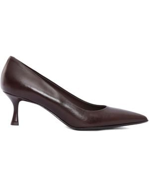 Sergio Levantesi Brunella56 Pointed Pumps - Brown
