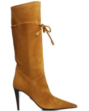 Giuseppe Zanotti Desire Bow-Detail Knee-High Boots - Brown