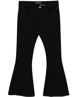 Junya Watanabe ローライズ フレアパンツ - ブラック