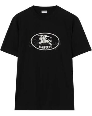 Burberry Knight Tシャツ - ブラック
