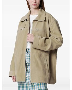 Halfboy Kasia Suede Jacket - Natural